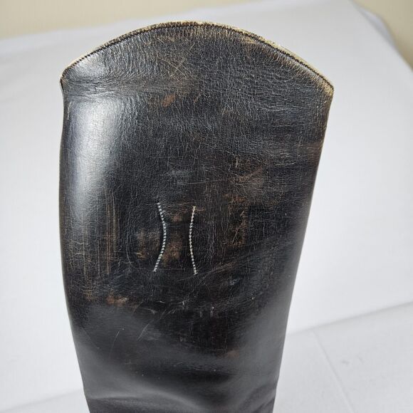Vtg DEHNER Womens 10 Stock Dress Equestrian Riding Show Boot Leather Tall NARROW - Picture 10 of 16
